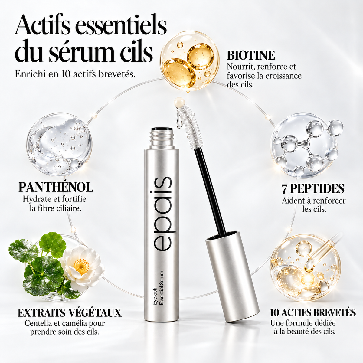 Sérum Cils & Sourcils Épais